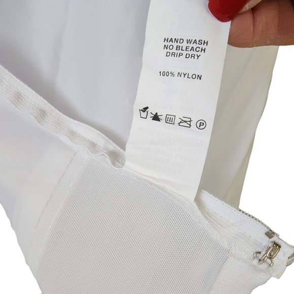 Davids Bridal Wedding Slip 603 2 Tier A Line Aline White Size 16 Crinoline NWOT - Picture 7 of 8